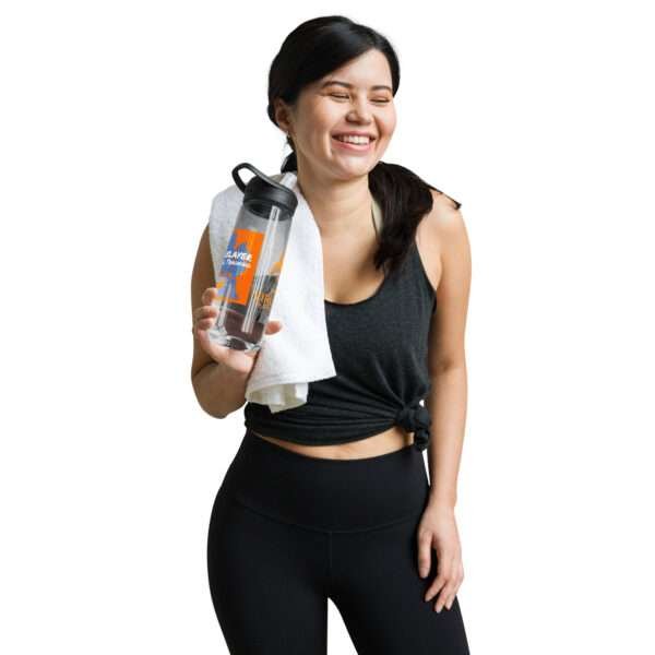 DeathSlayer/VirusFeliz Sports Water Bottle - Image 2